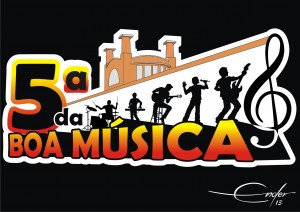 Logomarca Quinta da Boa Música P&B